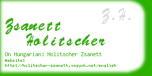 zsanett holitscher business card